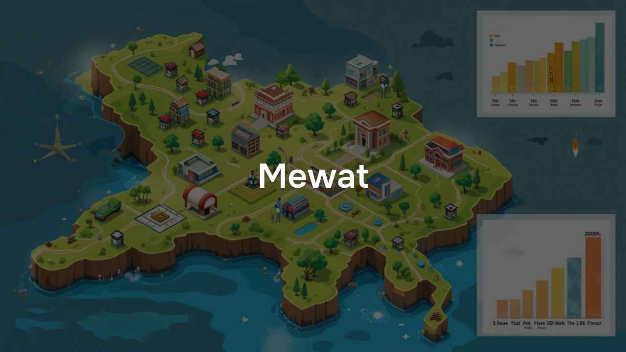 Village Amenities for Mewat District of Haryana, 2011